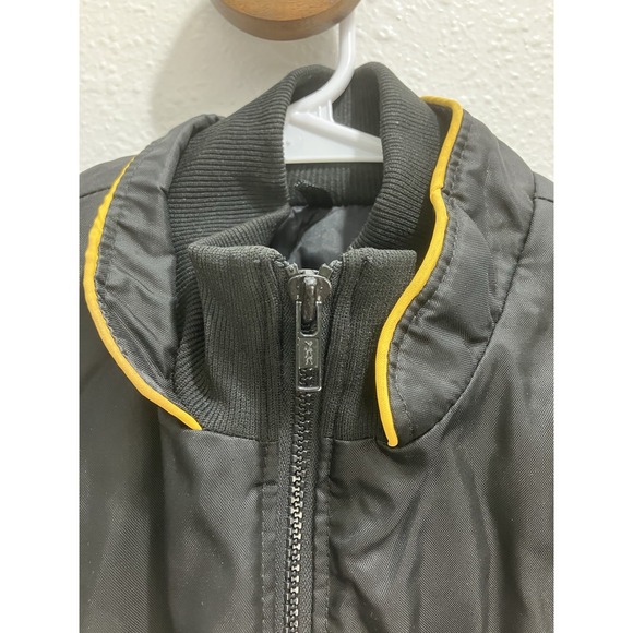 Vintage 80's SKI DOO Bombardier Black Yellow Snowmobile Jacket Womens 14 - Picture 6 of 15